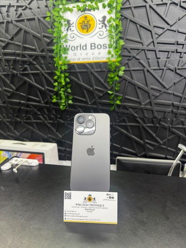 Iphone pro 256gb black - 15,